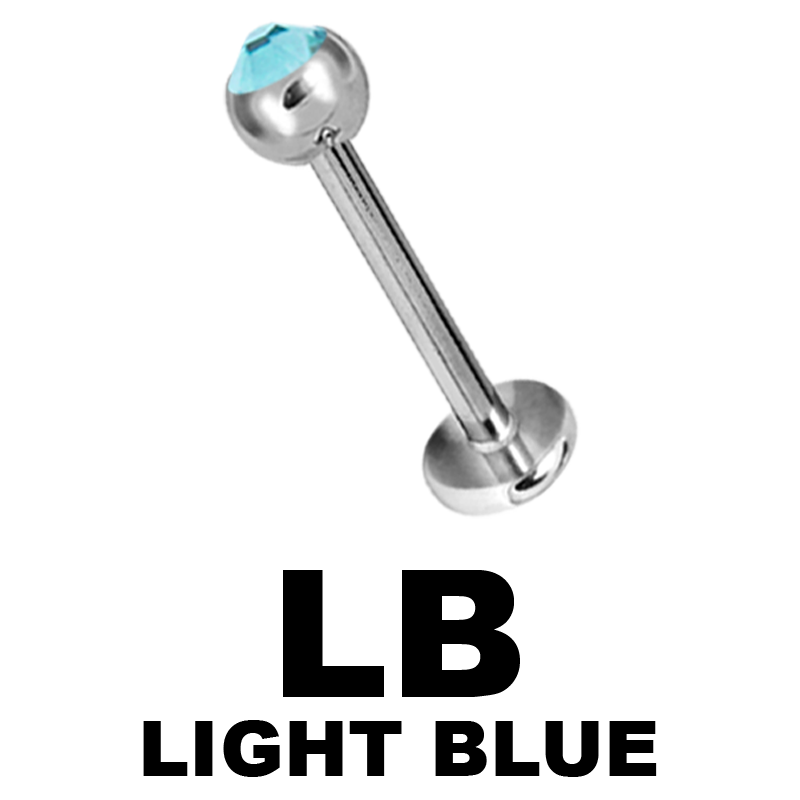 Titanium Jewelled Micro Labret Labbro