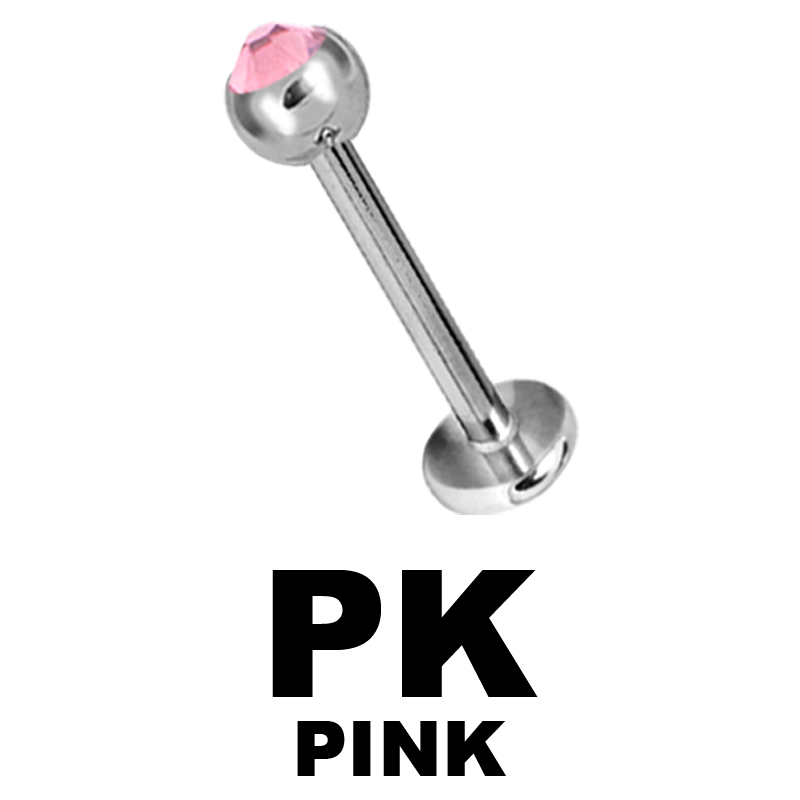 Titanium Jewelled Micro Labret Labbro
