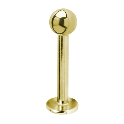 Zircon Titanium Labret Stud with 4.0mm ball Labbro