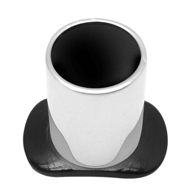 Delrin Labret Titanium Covered