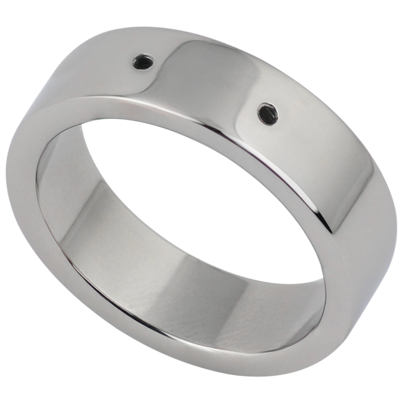 Surgical Steel Ring with 2 Microdermal Hole Anelli