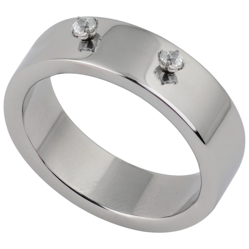 Surgical Steel Ring with 2 Microdermal Hole Anelli
