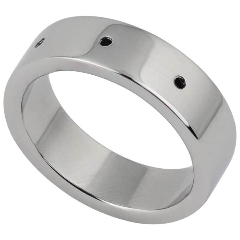 Surgical Steel Ring with 3 Microdermal Hole Anelli