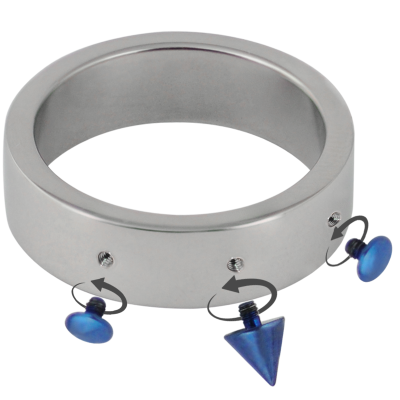 Surgical Steel Ring with 3 Microdermal Hole Rings