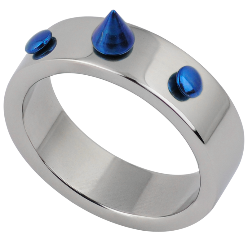 Surgical Steel Ring with 3 Microdermal Hole Anelli