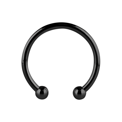 Black PVD Micro Megacuff Bracelet Bracciali