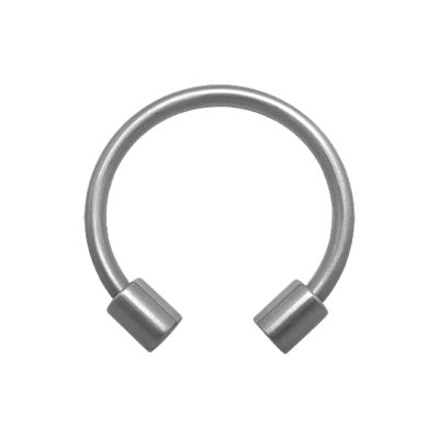 Surgical Steel Double Tube Bracelet Bracciali