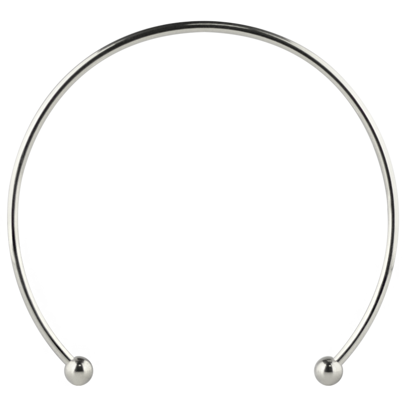 Micro Mega Cuff Shiny Collar Collane