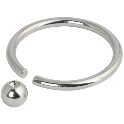 Steel Mega Ball Closure Ring Orecchio