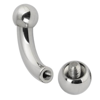 Steel Internally Threaded Mod Navel Bananabell Orecchio