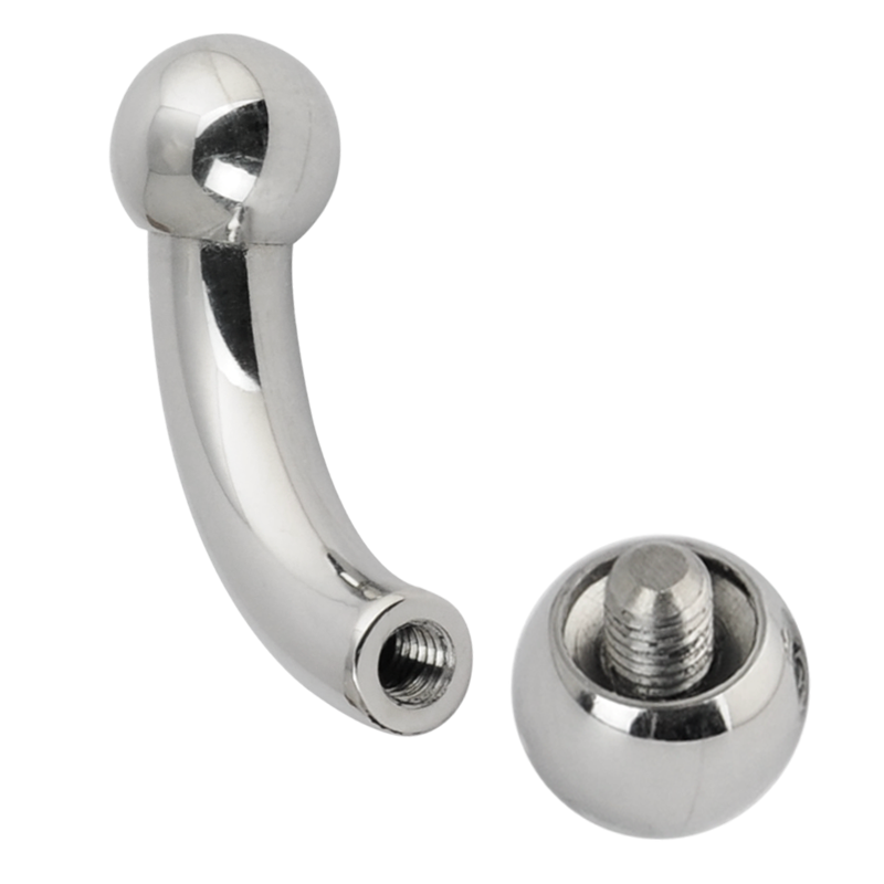 Steel Internally Threaded Mod Navel Bananabell Orecchio