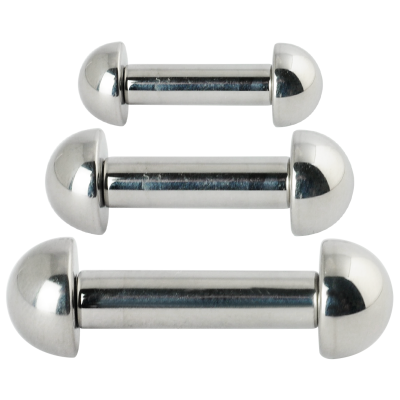 Steel Internally Threaded Half Ball Mod Barbell Orecchio