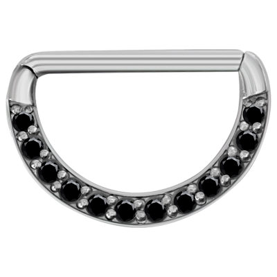 Steel Jewelled Nipple Clicker Shield Nipple