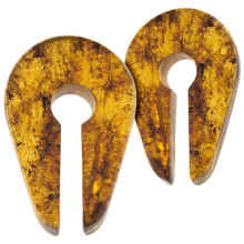 Chiapas Amber Keyhole Weight (Price for Pair)