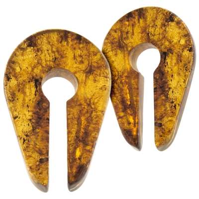 Chiapas Amber Keyhole Weight (Price for Pair) Pietra