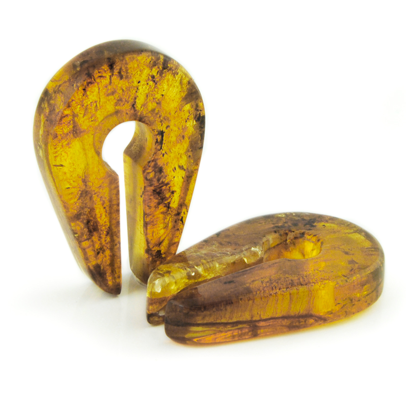 Chiapas Amber Keyhole Weight (Price for Pair) Pietra
