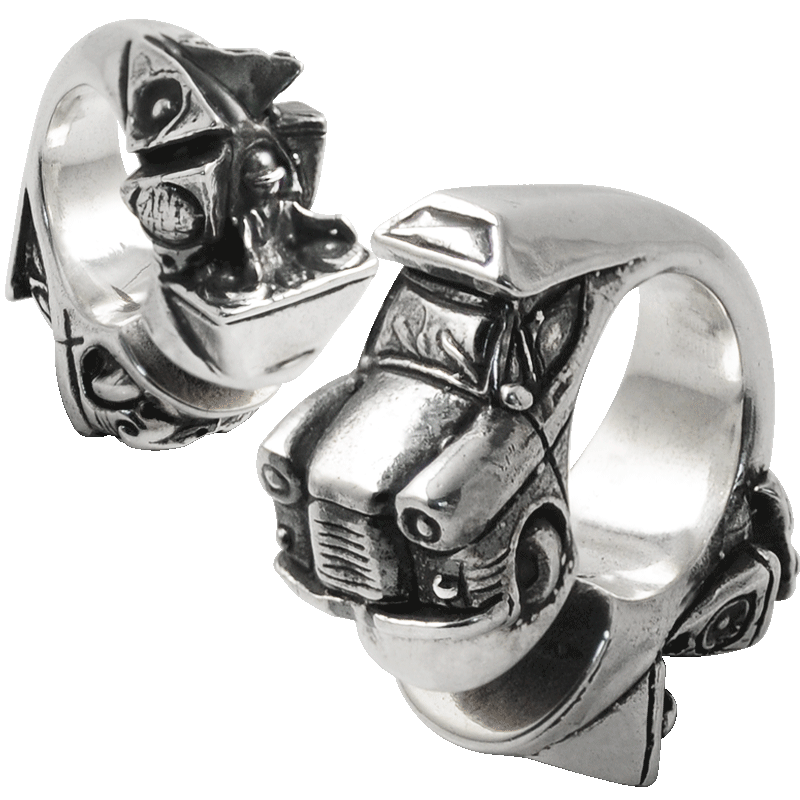 Keyhole Silver Weights Orecchio