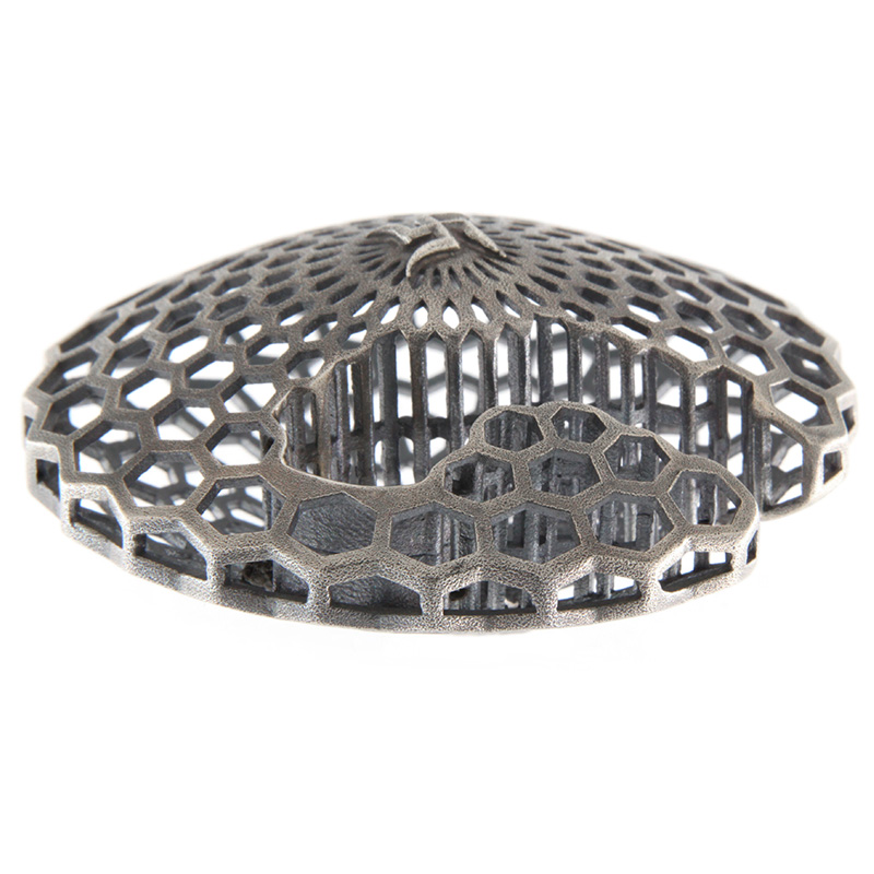 Silver Swastika Honeycomb Ear Weights (price for pair) Orecchio