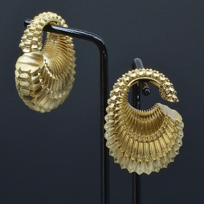 Silver Gold Plated Pango Ear Weights (price for pair) Orecchio