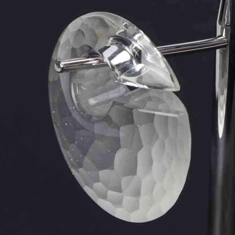 Small Solid Martele Eclipse Gorilla Glass® Ear Weights Orecchio