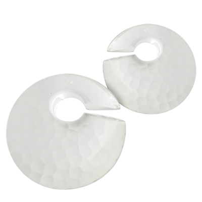 Small Solid Martele Eclipse Gorilla Glass® Ear Weights Orecchio