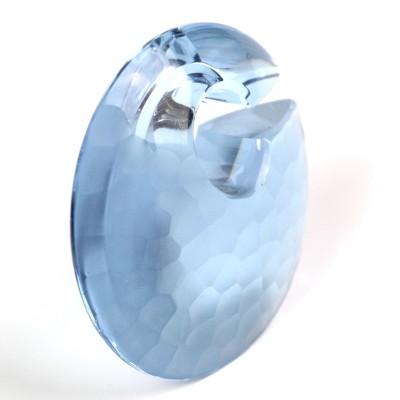 Small Solid Martele Eclipse Gorilla Glass® Ear Weights Orecchio