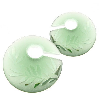 Small Solid Torian Eclipse Gorilla Glass® Ear Weights Orecchio