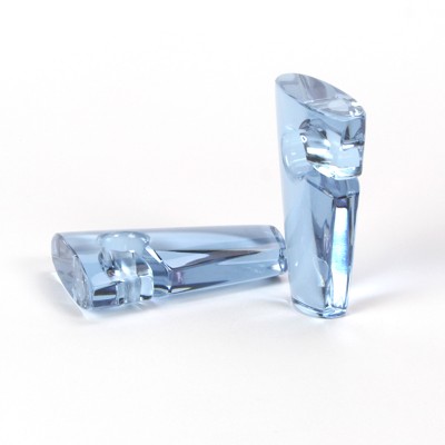 Large Solid Rhomboids Gorilla Glass® Ear Weights Orecchio