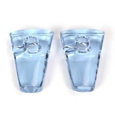 Large Solid Rhomboids Gorilla Glass® Ear Weights Orecchio