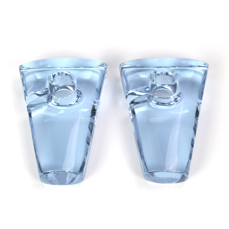 Large Solid Rhomboids Gorilla Glass® Ear Weights Orecchio