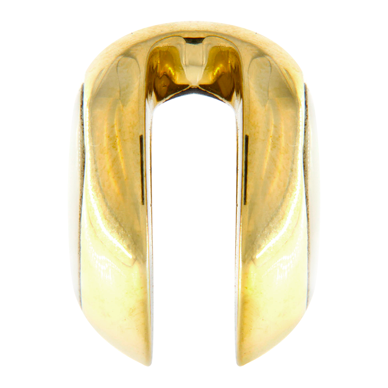 Brass Ear Weights with Lizardite (Norwegian Jade) Tear Drop (price for pair) Orecchio