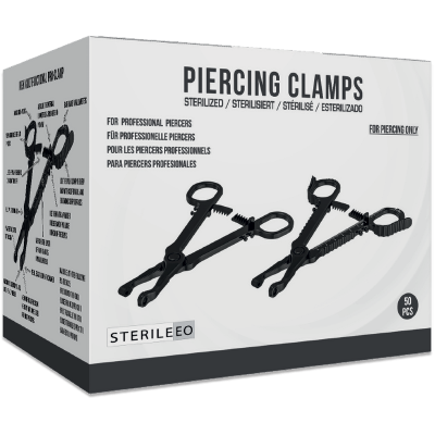 Eo Sterilized Oval Open Piercing Clamp Pinze, strumenti e aghi
