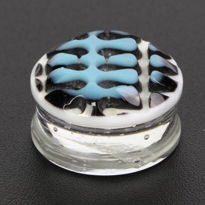 3D Retro Swerve Gorilla Glass® Ear Plug Orecchio