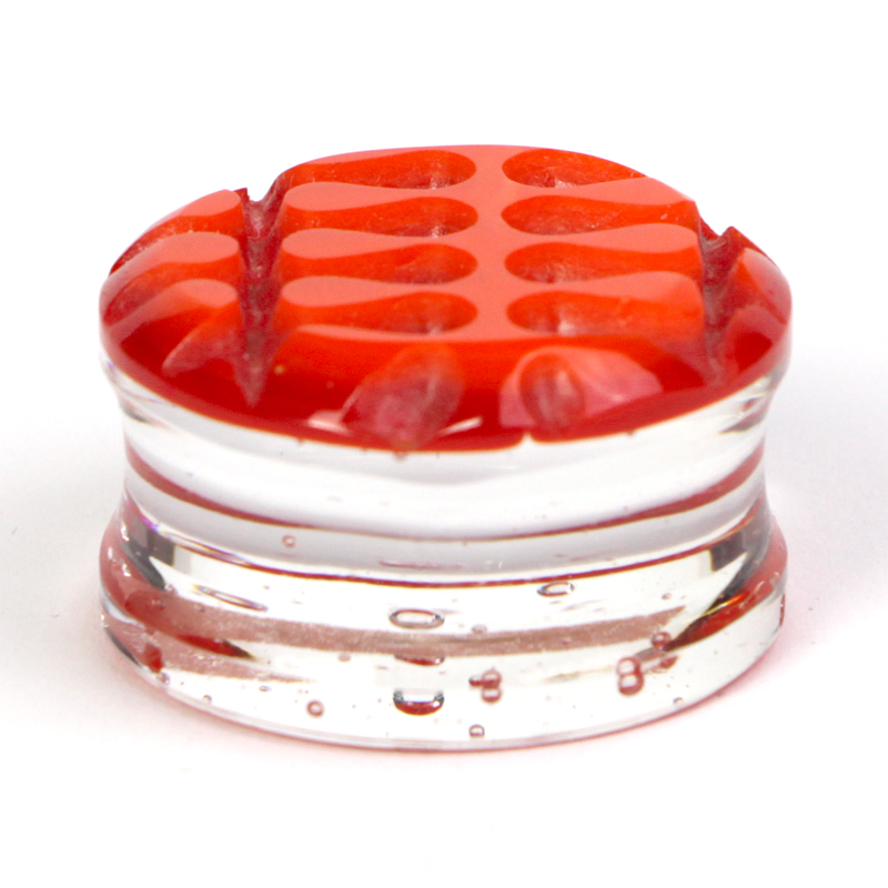 3D Retro Swerve Gorilla Glass® Ear Plug Orecchio