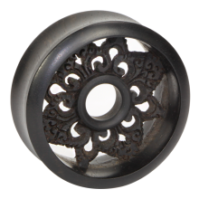 Wood Hand Carved Tribal Plug (price for pair)