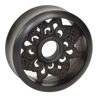 Wood Hand Carved Tribal Plug (price for pair) Orecchio