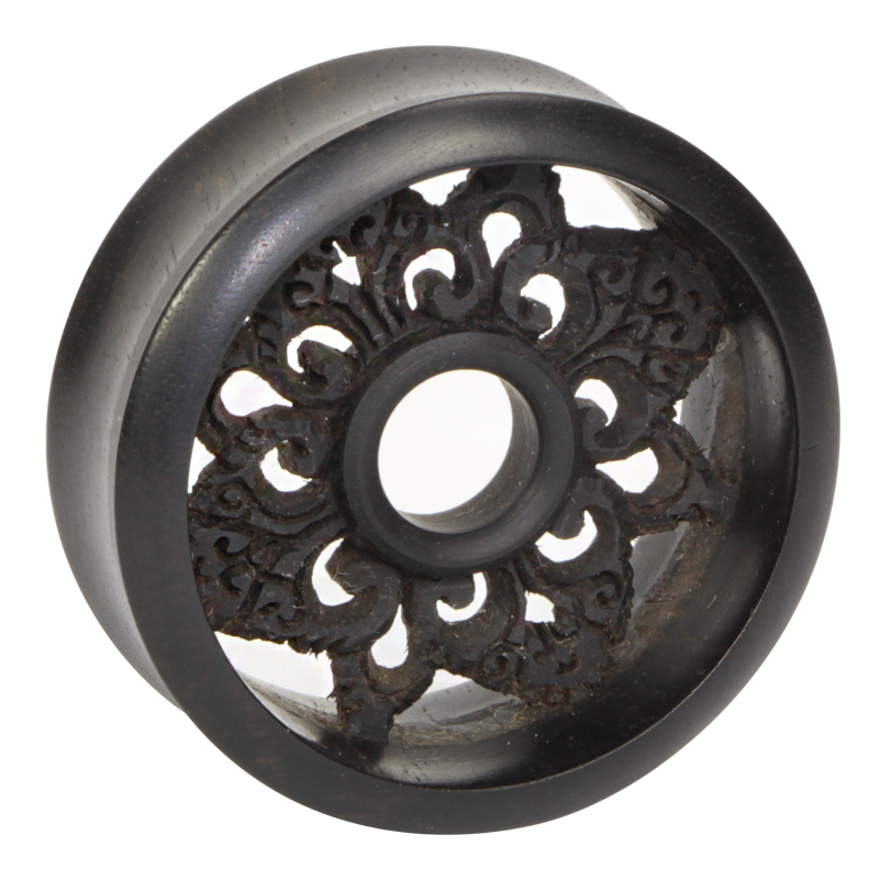 Wood Hand Carved Tribal Plug (price for pair) Orecchio