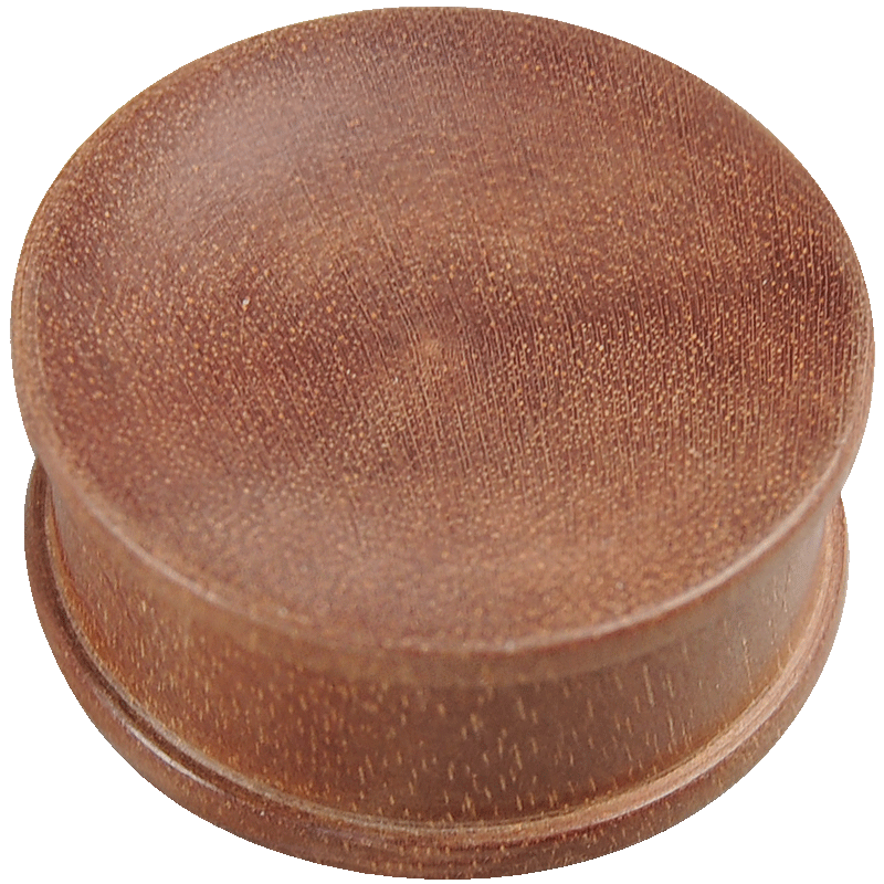 Double Flared Concave Sawo Wood Plug Orecchio
