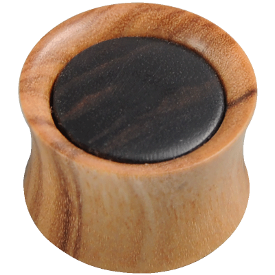 Double Combination Wood Plug Orecchio