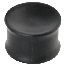 Gabon Ebony Concave Plug