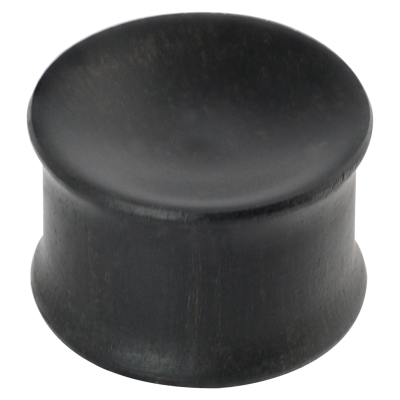 Gabon Ebony Concave Plug Orecchio