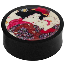 Japanese Ceramic Plugs Geisha (Price for Pair)