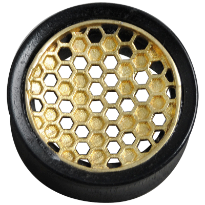 Wood Tunnel with Brass Element Orecchio