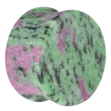 Fuchsite Convex Ear Plug