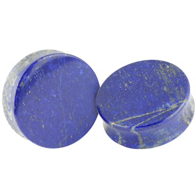 Lapis Lazuli Flat Ear Plug Orecchio