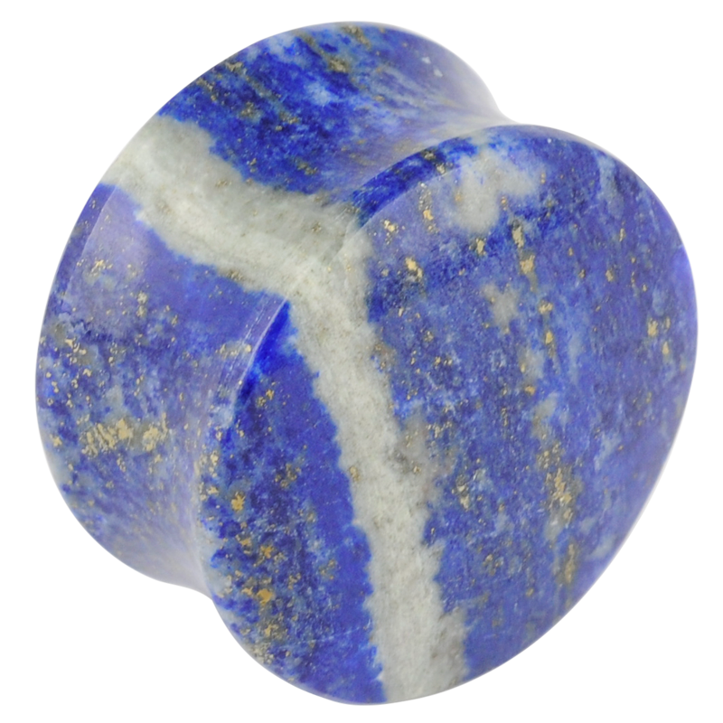 Lapis Lazuli Convex Ear Plug Orecchio