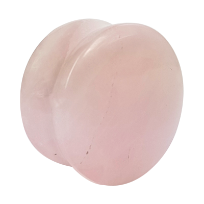 Rose Quartz Convex Ear Plug Orecchio