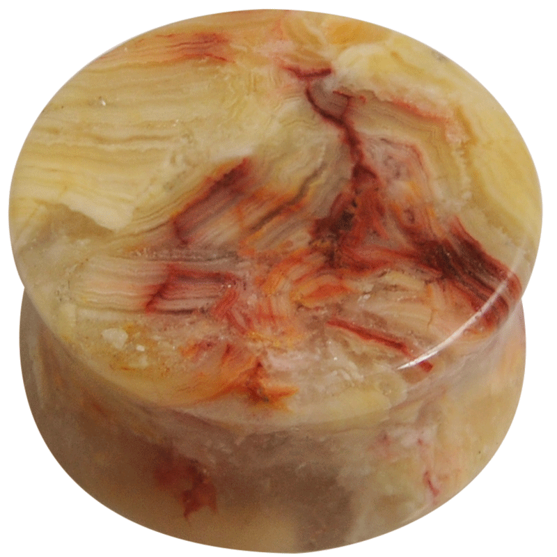 Crazy Lace Agate Stone (Price for Pair) Orecchio