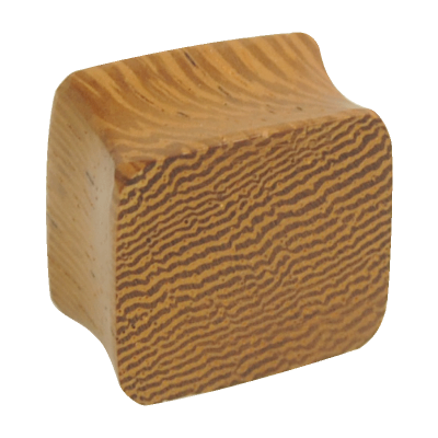 Parasite Wood Square Plug Orecchio
