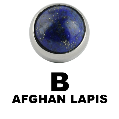 Titanium Plug with Interchangeable Natural Stone Orecchio